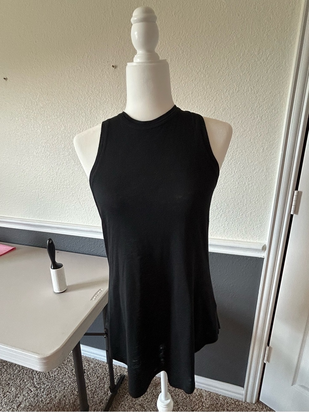 Athleta Black High-Neck Tank